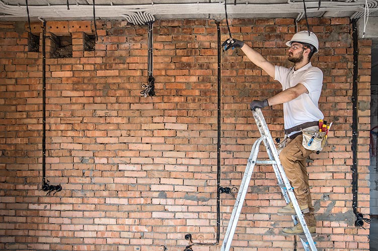 ceiling light installation