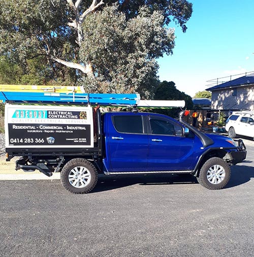 gregory electrical work truck